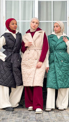 Nove long Quilted Gilet