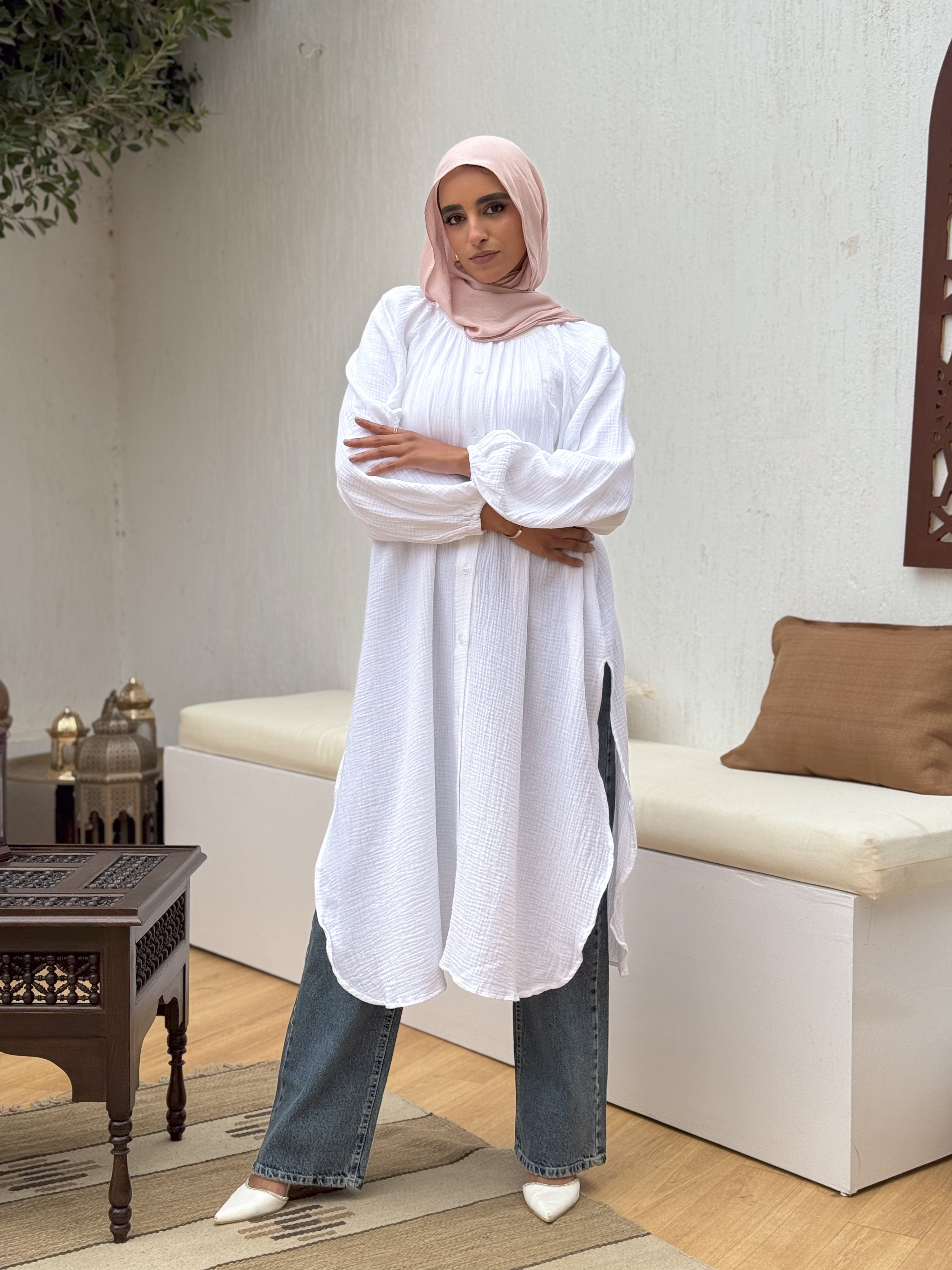 Layan Muslin shirt