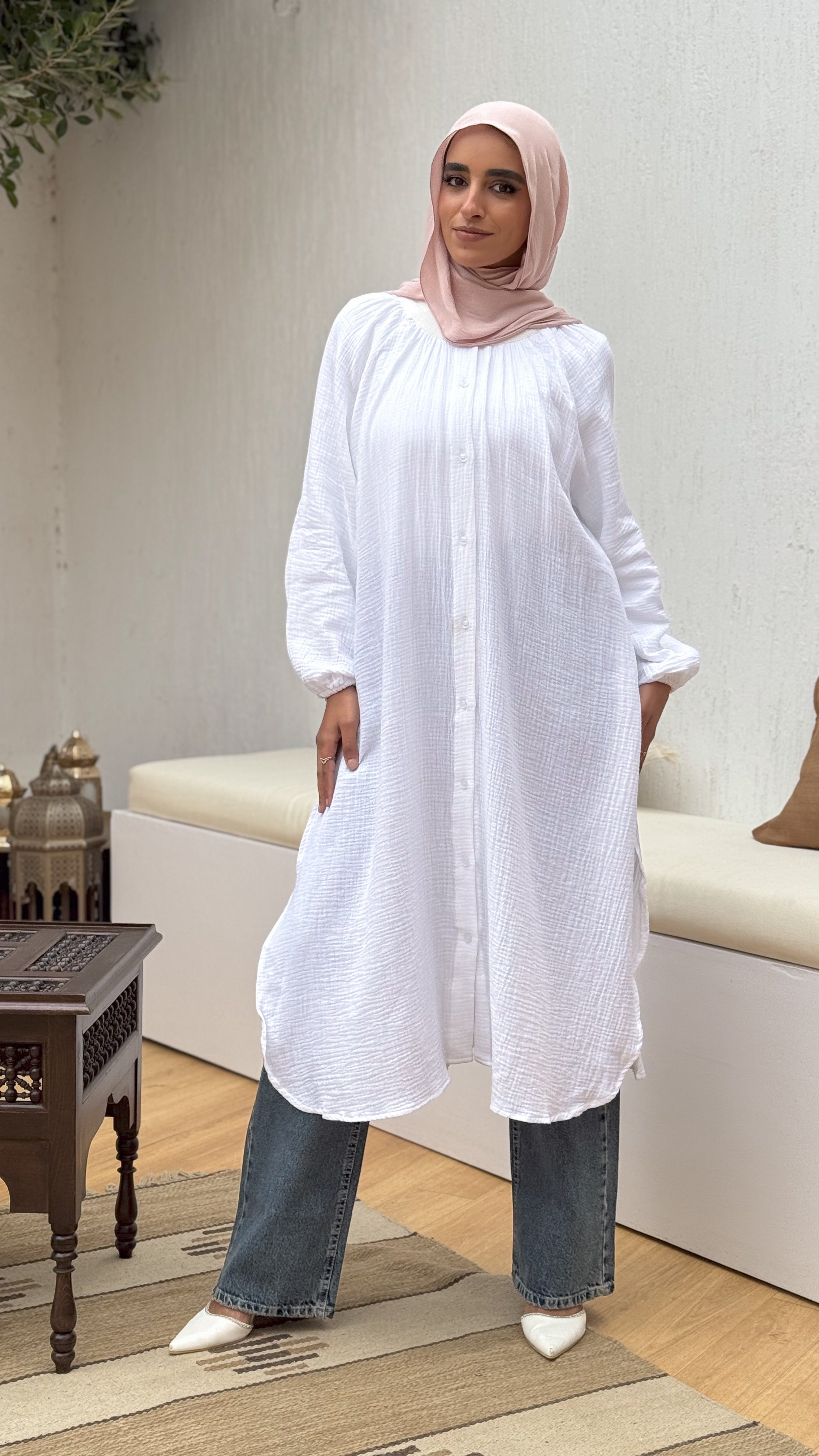 Layan Muslin shirt