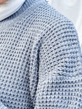long knitted dots pull over