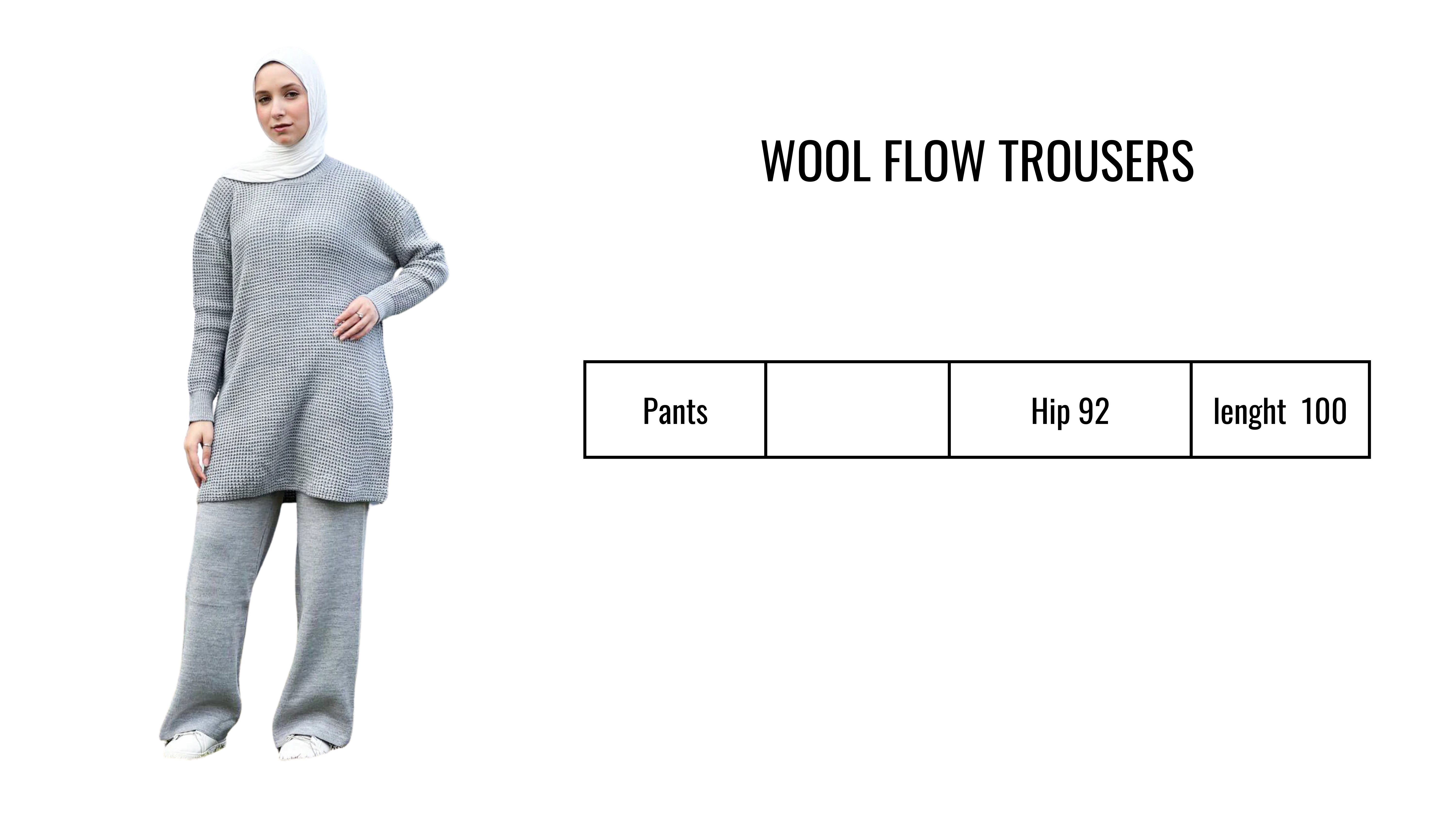 Wool Flow trousers