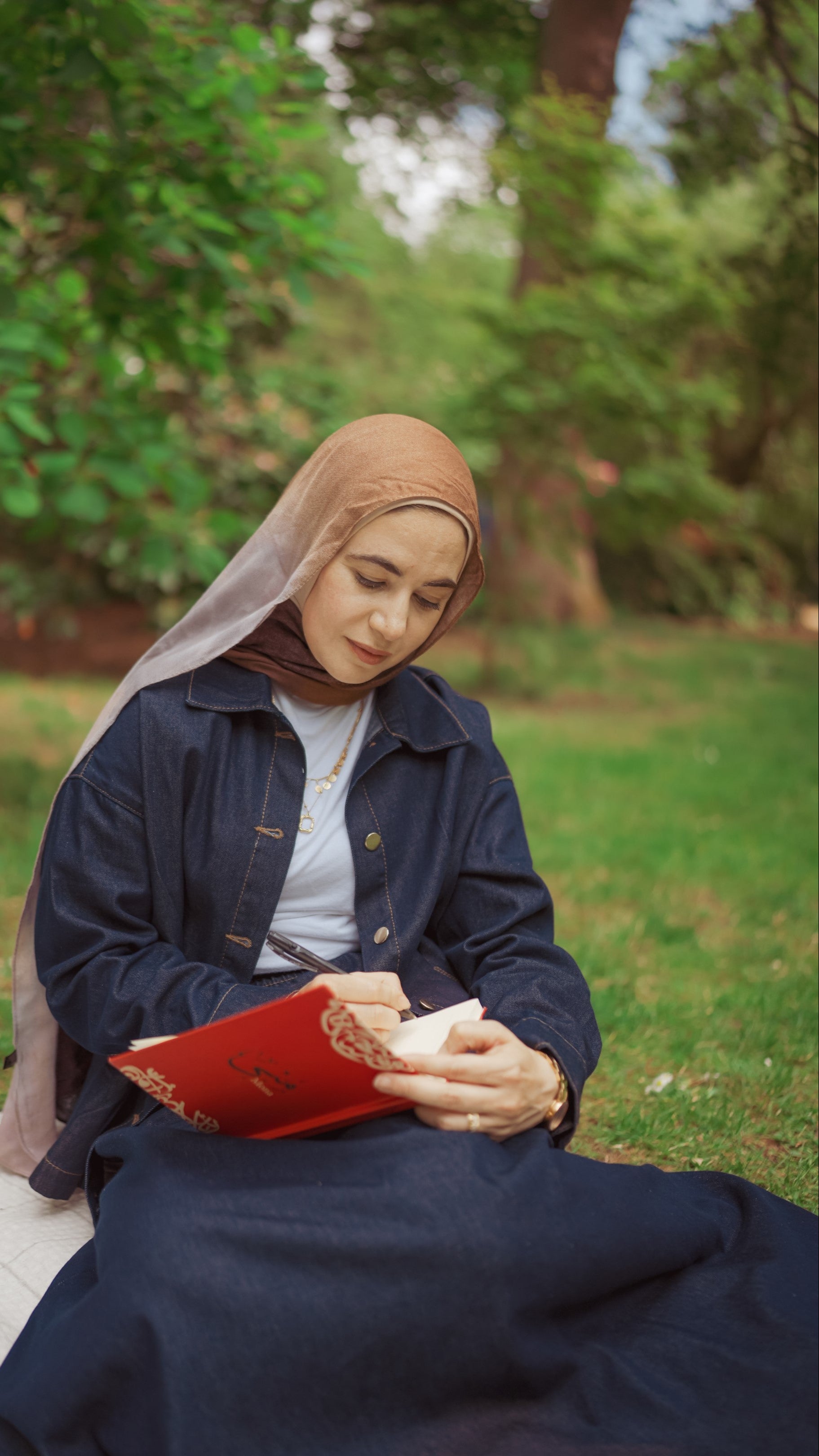 Dark Denim Modest Set
