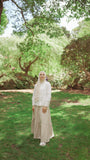 Lina Embroidered Blouse - Ivory