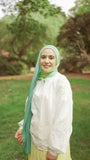 Lime n' Mint Gradient Scarf