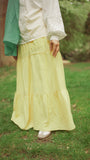 Gypsy linen blend skirt